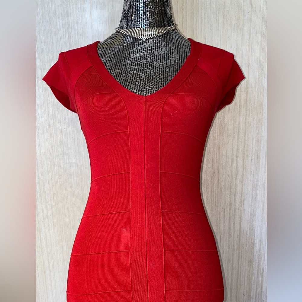 Express Red Dress Bodycon